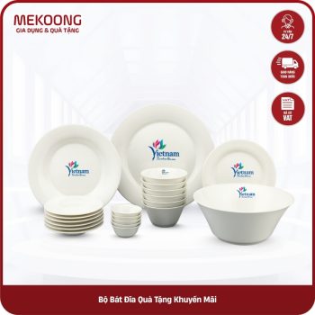 Bộ Bát Đĩa Quà Tặng Khuyến Mãi
