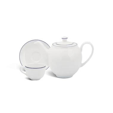 Bộ ấm trà 0.8 L - Camellia - Chỉ Xanh Dương Mekoong 600x600