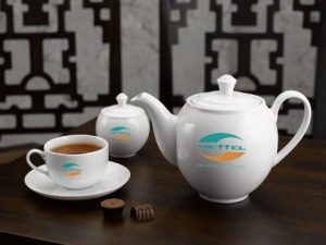 Bộ Ấm Chén uống trà cao cấp 0.8 L Camelia Giá In Logo quà tặng Viettel giá rẻ