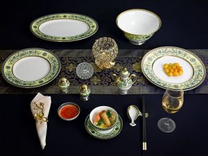 Bộ đồ ăn 6 người Á 40 sản phẩm – Hoàng Cung – Hoàng Liên Cao Cấp