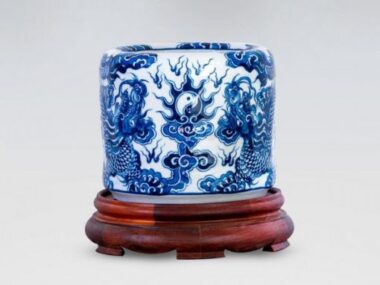 Bát Hương Ngũ Long Khắc Nỗi Vẽ Tay Phi 20