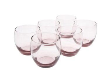 Bộ 6 ly thấp thủy tinh Luminarc Salto Ice 320ml Pink - Blue - White