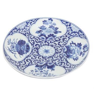 Mâm Bồng Vuốt Tay Tứ Cảnh Đường Kính 35cm