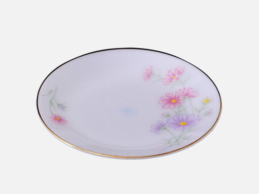 a Nông 7 họa tiết Hoa màu hồng 85k Mekoong Đĩa nông bằng thủy tinh Opal MP-USA Home Set 7" -541