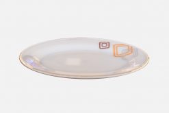 a xoai nho hoa tiet Hoa vuong 190k Mekoong Đĩa oval thủy tinh Opal MP-USA Home Set 11.5" -950