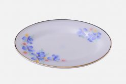 a xoai to hoa tiet Hoa mau xanh 220k Mekoong Đĩa oval bằng thủy tinh Opal MP-USA Home Set 12.5" -960