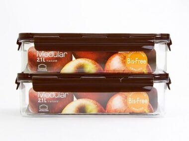 Bộ 2 hộp bảo quản hình chữ nhật Lock&Lock Bisfree Modular