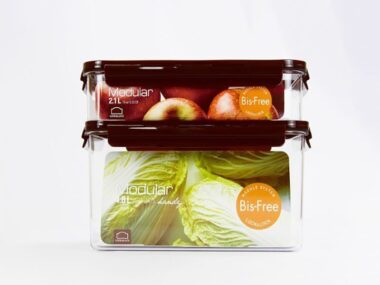 Bộ 2 hộp bảo quản hình chữ nhật LocknLock Bisfree Modular