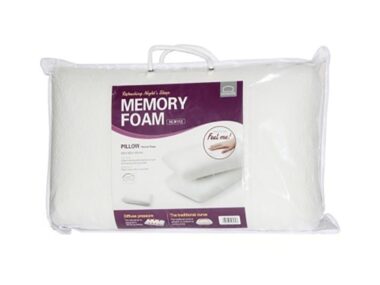 Gối Memory foam 50D- hình dáng thường 500g - White - HLW112