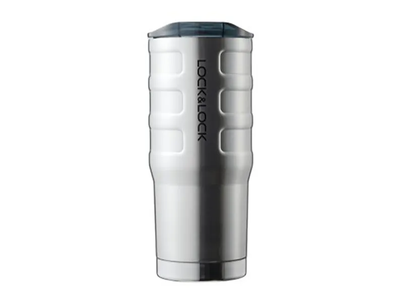 Ly Giữ Nhiệt Thép Không Gỉ Bumper Tumbler LockLock LHC4139SLV 550ml Bạc Ly Giữ Nhiệt Thép Không Gỉ Bumper Tumbler Lock&Lock LHC4139SLV (550ml) - Bạc