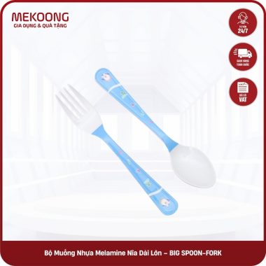 Bộ Muỗng Nhựa Melamine Nĩa Dài Lớn – BIG SPOON-FORK