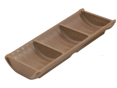 Chén Chấm 3 Ngăn DV036 Clay Dark Brown Melamine Nhà hàng