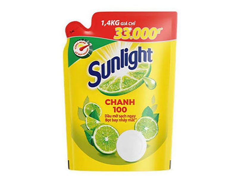 Nước rửa chén Sunlight Chanh Túi 1.4kg