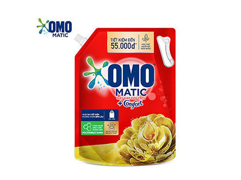Nước giặt OMO Matic Comfort Tinh Dầu Thơm Túi 2.9kg