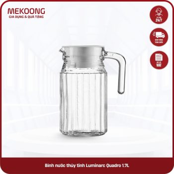 Bình nước thủy tinh Luminarc Quadro 1.7L