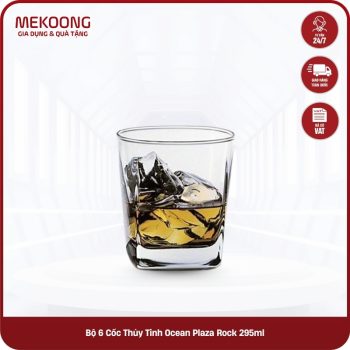 Bộ 6 Cốc Thủy Tinh Ocean Plaza Rock 295ml
