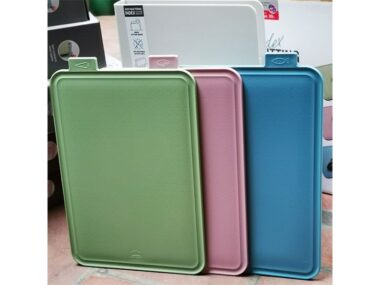 Bộ 3 thớt size 34.5cmx22.8cm và 1 giá đựng thớt - CSC251