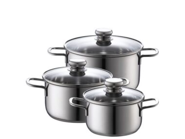Bộ nồi Lock&Lock bằng thép không gỉ 3SP (16cmx1- 20cmx1-24cmx1) - CSC600S3