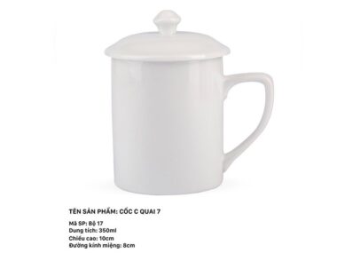Cốc Sứ C Quai số 7 350ml