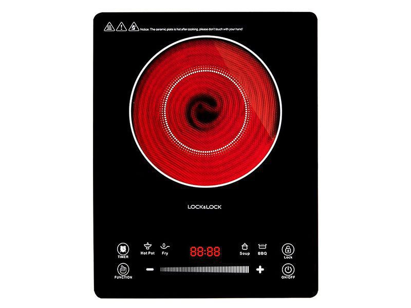 Bếp hồng ngoại Lock & Lock Infrared Cooker 2000W – Màu đen – EJI342