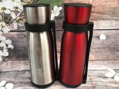Bình giữ nhiệt L&L Metal Motor Hot tank 1200ml có tay cầm - LHC1416STS