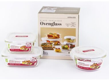 Bộ 3 hộp thủy tinh Lock&Lock Euro - LLG214S03