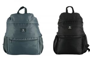 Ba lô du lịch gấp gọn Foldable backpack -hiệu Travel Zone – Màu đen/xám – LTZ861