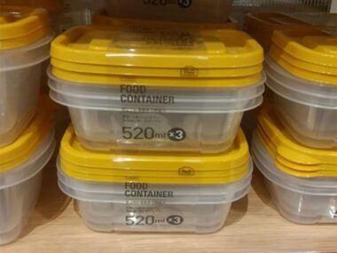 Bộ hộp bảo quản P&Q E.Z Lock 520mlx3P Set - Màu vàng/ màu ngà - P-00008Y