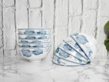 Bộ Chén Ăn Lá Trầu 0015 - CK005 Sứ CK