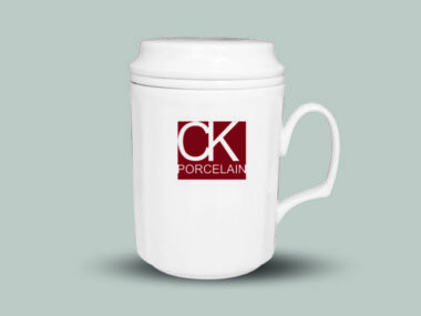 Ly Có Nắp In Logo D2.66BL sứ CK