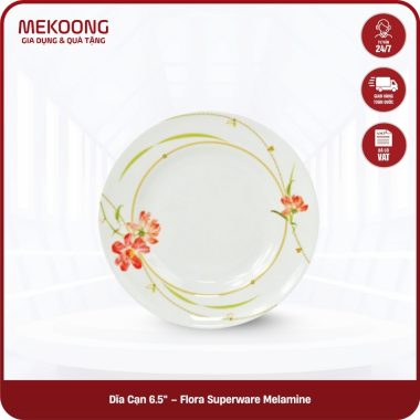 Dĩa Cạn 6.5" - Flora Superware Melamine