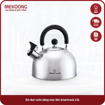 Ấm đun nước bằng inox 304 Smartcook 2.5L -SM 3372