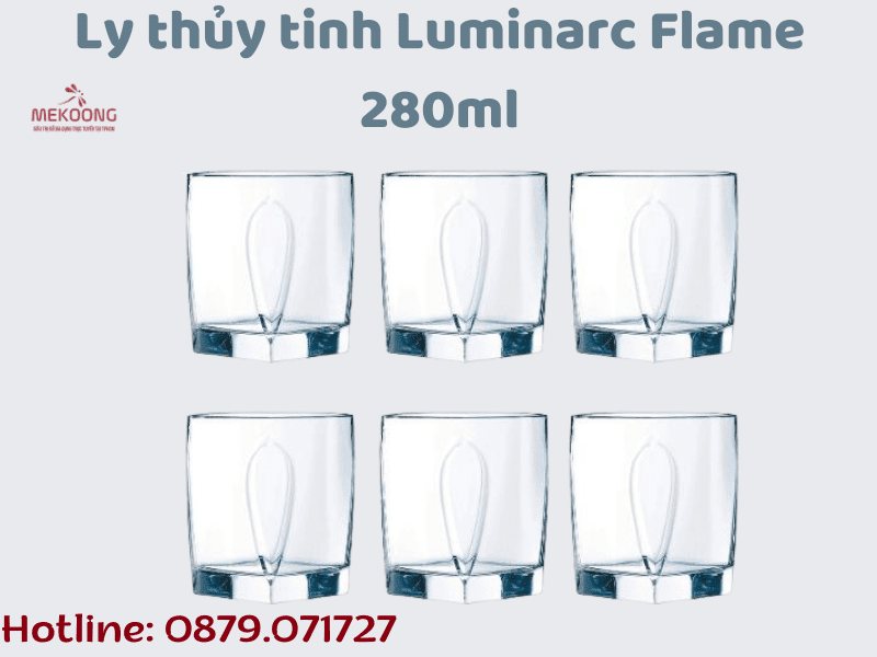 Ly thủy tinh Luminarc Flame 280ml