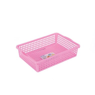 Rổ chữ nhật 2t6 màu hồng Duy Tân