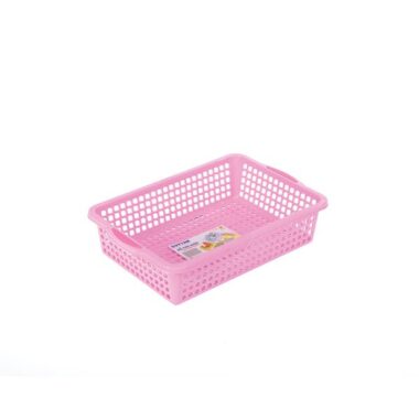 Rổ chữ nhựa 2t2 màu hồng Duy Tân