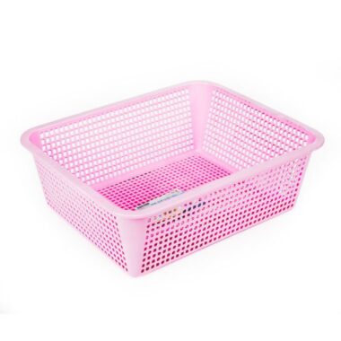 Rổ chữ nhựa 3t6 màu hồng Duy Tân