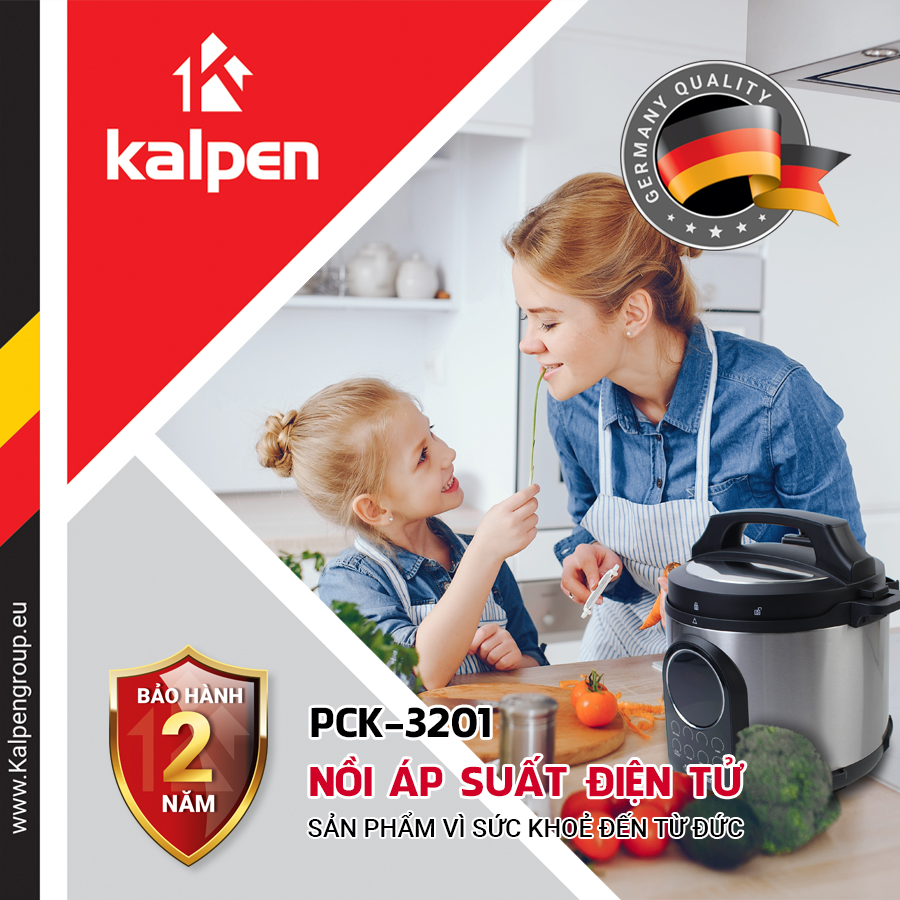 Nồi Áp Suất Điện 5L Kalpen , PCK-3201