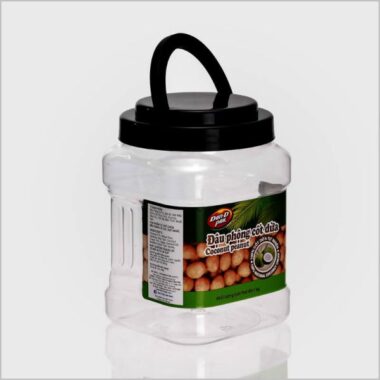 Hũ Vuông Eo Lớn - Nắp Quai