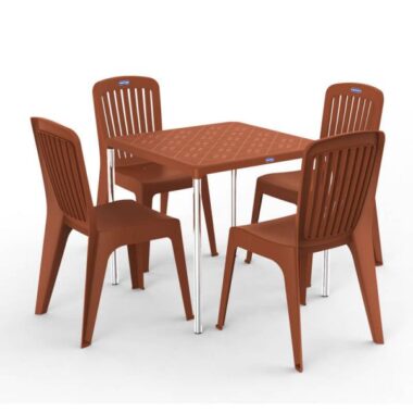 Bàn Vuông Chân Inox