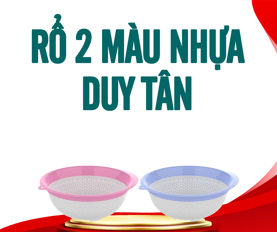 rổ 2 màu nhựa duy tân Mekoong