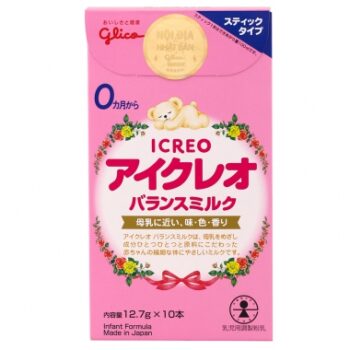Glico Icreo Balance Milk số 0 hộp giấy 10 gói (0 – 12 tháng)