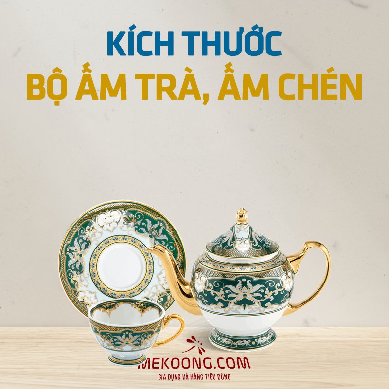 Kích thước bộ ấm trà