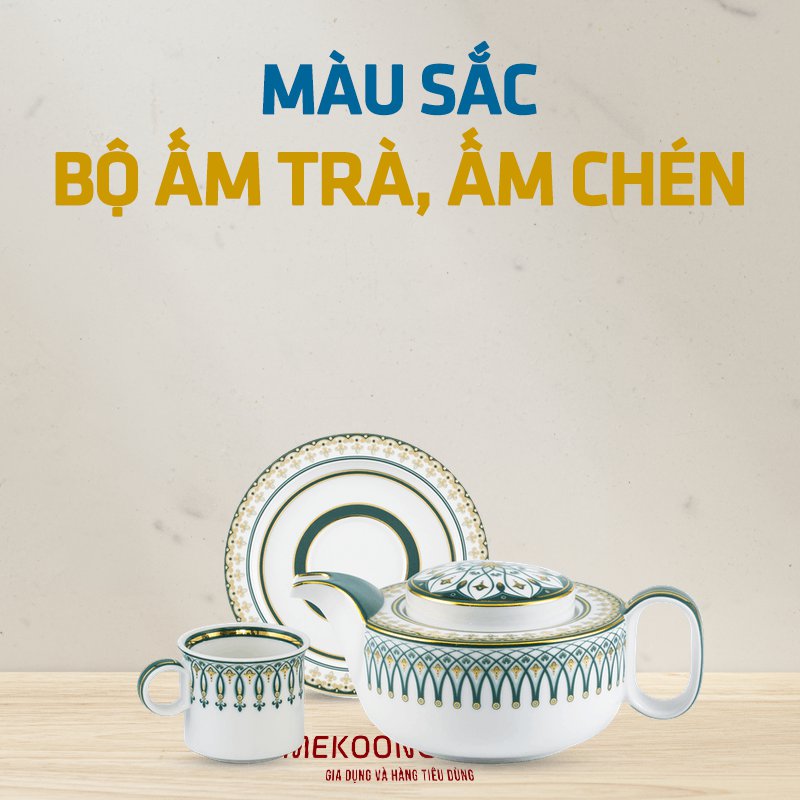 Màu sắc bộ ấm trà