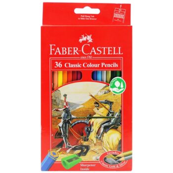 Hộp 36 Bút Chì Màu Kèm Chuốt – Faber-Castell 115856