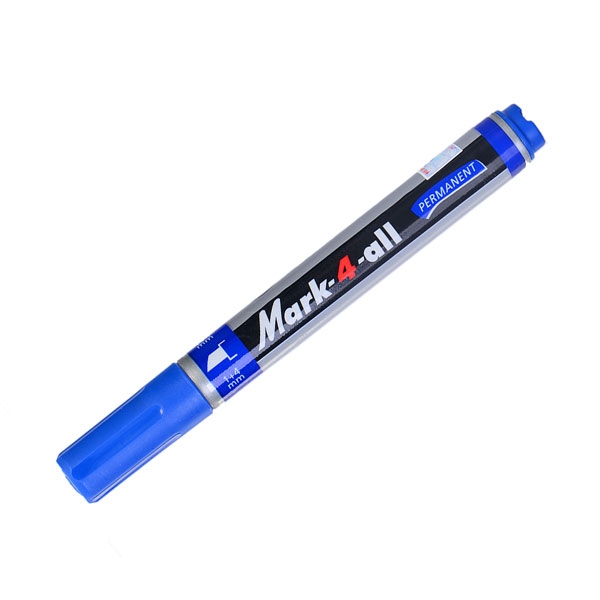 Bút Lông Dầu Mark-4-All Đầu Vuông Xanh - MK653-BU