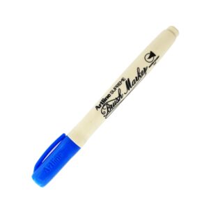 Bút Cọ Vẽ Màu Nước Artline Supreme – Brush Maker EPF-F – Màu Xanh chất lượng