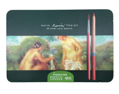 Bộ Chì Tô 48 Màu Nước CC Marco Renoir - 3120-48TN - (Hộp Thiếc)