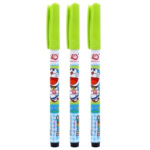 Vỉ 3 Bút Lông Kim Thiên Long Điểm 10 Doraemon FL-08/DO – Mực Đen uy tín