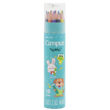 Bút Chì Màu Tomo 18 Màu Campus CPC-TOM-18