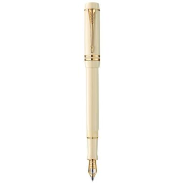 Bút Máy Parker Duofold 14 Centennial Ivory Cài Vàng